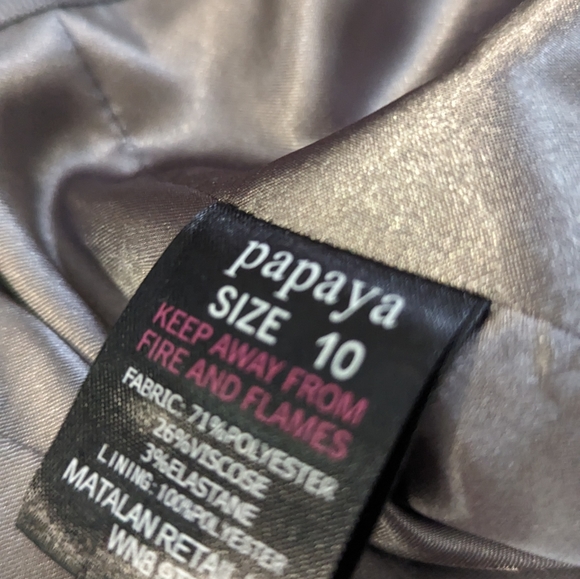 Papaya Blazer Sz 2 - Picture 3 of 5